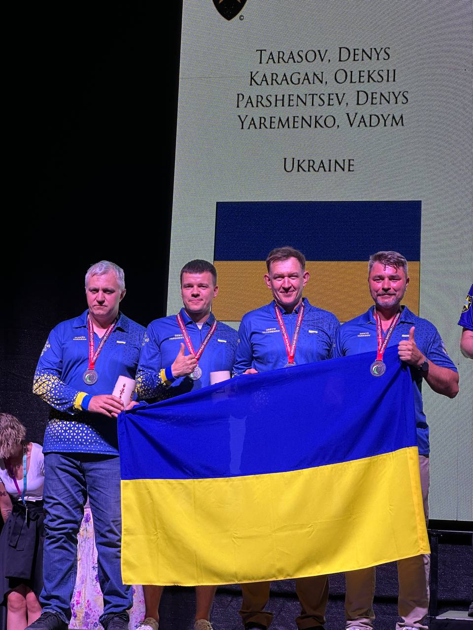 Ukraine Team Silver Medals